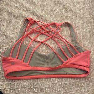 Pink Sports Bra